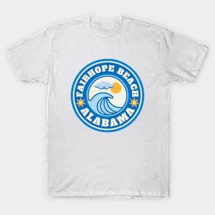 Fairhope Beach Alabama Summer Vintage Logo T-Shirt